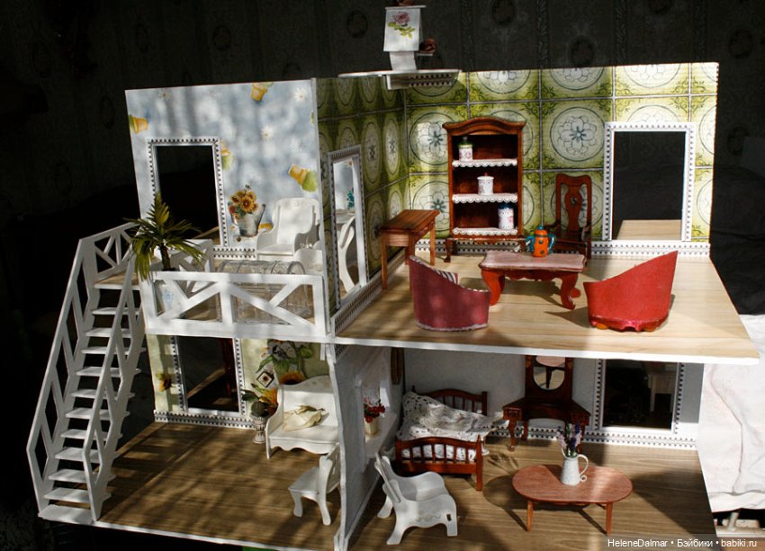 Игровой домик — Кукольные домики своими руками: фото (фото 3)