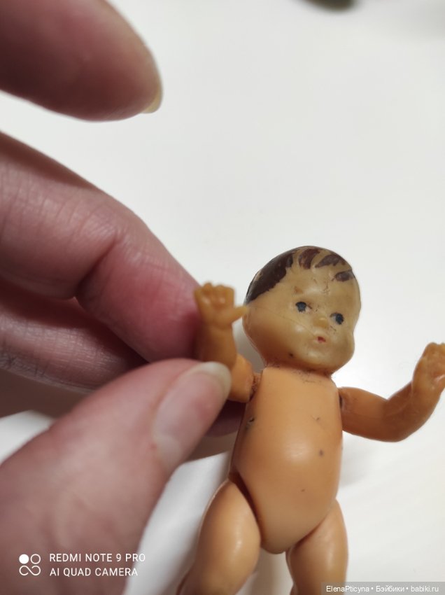 Прошу советов по ремонту винтажных резиновых кукол производства ГДР (фото 8)