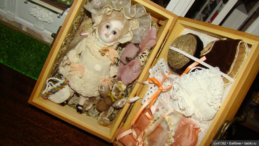 Куколка на ладошке — Антикварные куклы Mignonette (Миньонетта): карманные