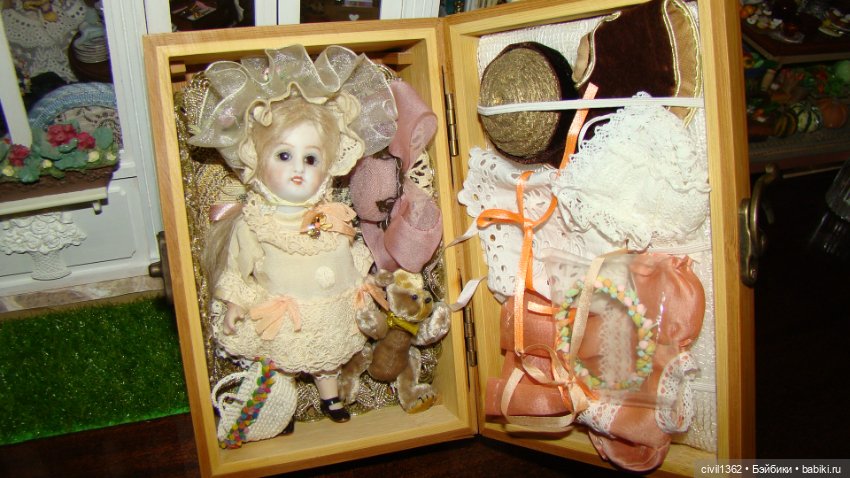 Куколка на ладошке — Антикварные куклы Mignonette (Миньонетта): карманные