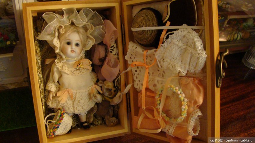 Куколка на ладошке — Антикварные куклы Mignonette (Миньонетта): карманные