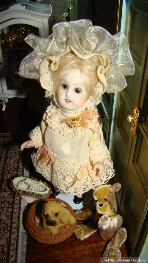 Куколка на ладошке — Антикварные куклы Mignonette (Миньонетта): карманные
