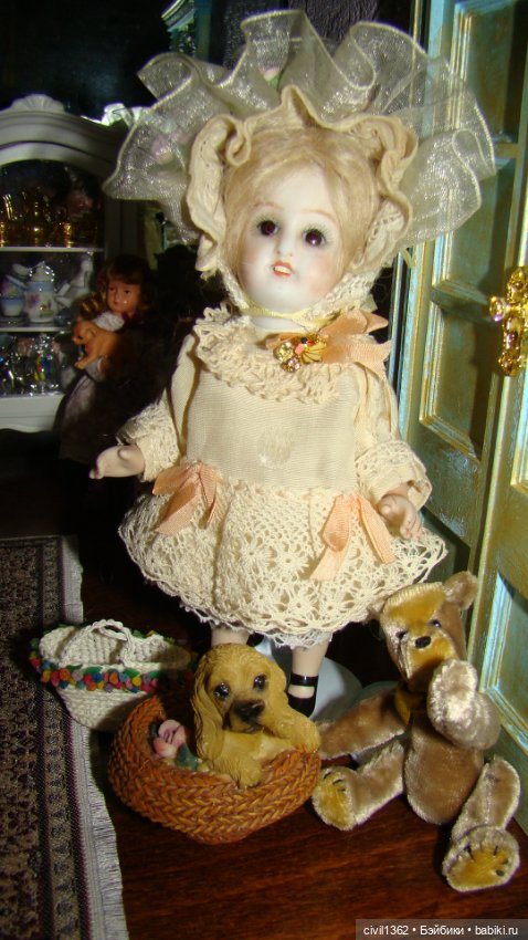 Куколка на ладошке — Антикварные куклы Mignonette (Миньонетта): карманные