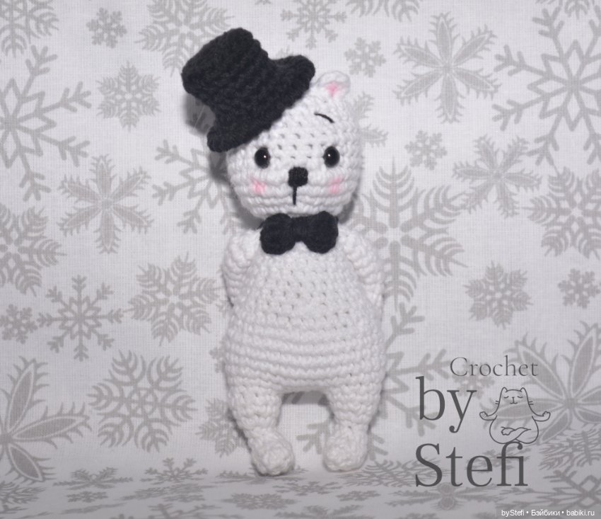 Мишка из хлопка без пришивных деталей (фото 3)