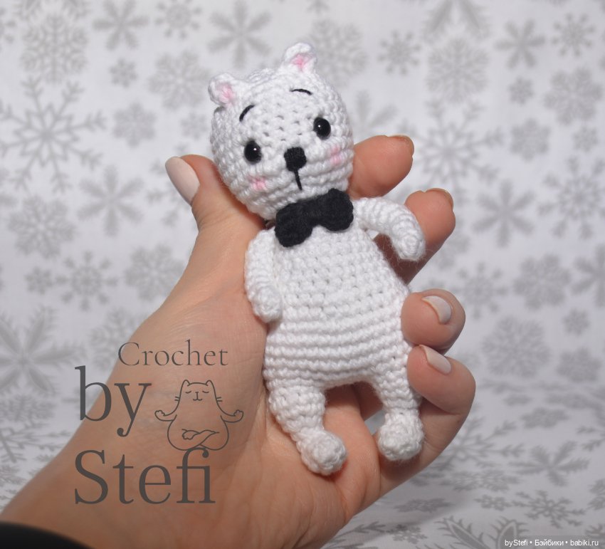 Мишка из хлопка без пришивных деталей (фото 6)