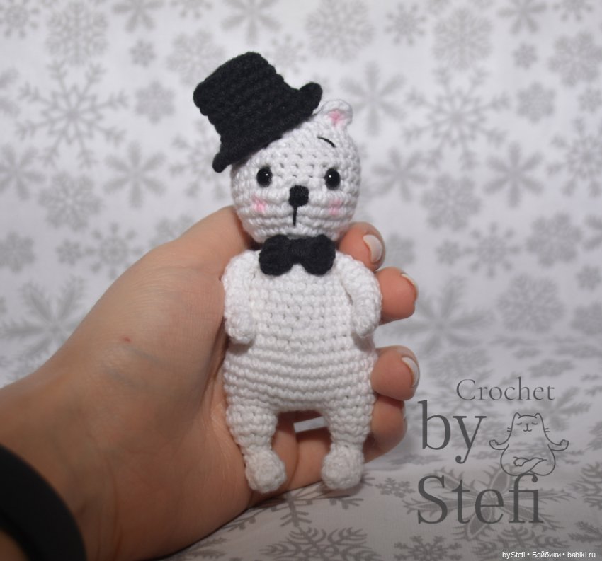 Мишка из хлопка без пришивных деталей (фото 4)