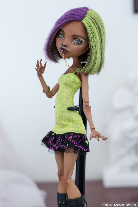 Кло | OOAK на Клодин — ООАК Monster High и Ever After High: репейнт (фото 4)