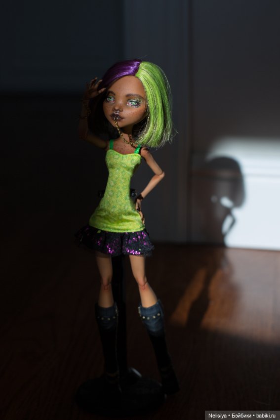 Кло | OOAK на Клодин — ООАК Monster High и Ever After High: репейнт (фото 2)