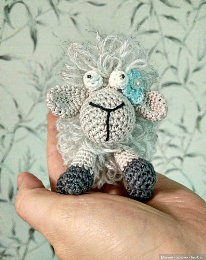 Овечка Долли. И подруга — Вязаные игрушки и амигуруми: крючком (фото 4)