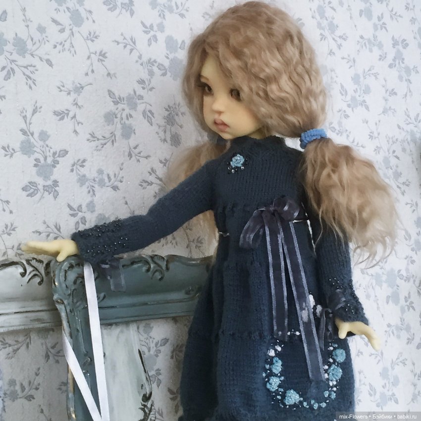 Цвет настроения - синий — Куклы Kaye Wiggs (Кайе Виггс): авторские BJD (БЖД) (фото 4)