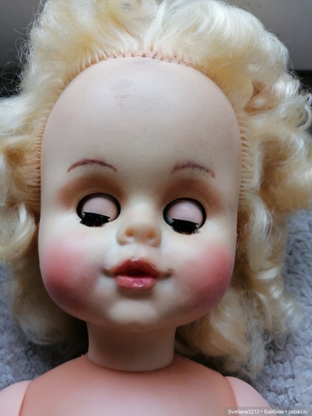 Кукла после реставрации — Реставрация и преображение кукол: ремонт (фото 3)