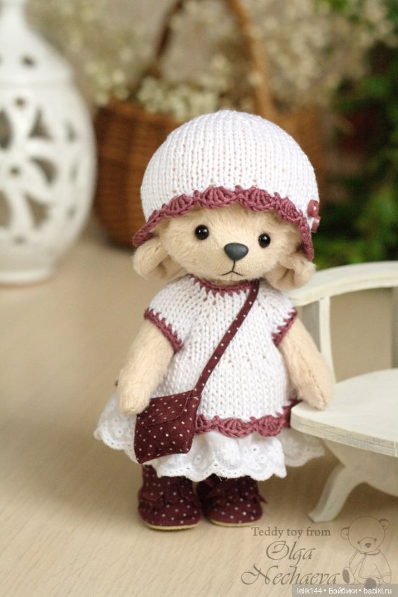 Тедди мишка Агата — Авторские мишки Тедди и друзья: фото (фото 4)