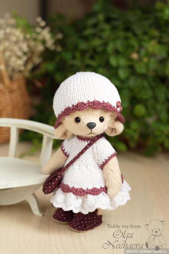 Тедди мишка Агата — Авторские мишки Тедди и друзья: фото