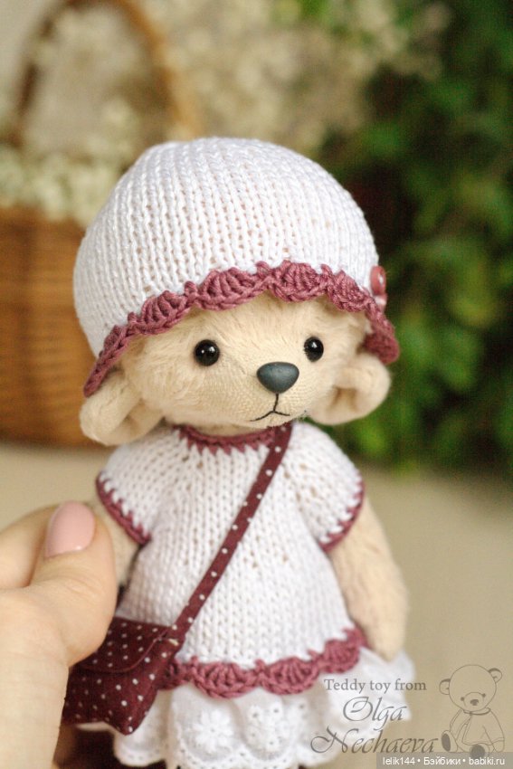 Тедди мишка Агата — Авторские мишки Тедди и друзья: фото (фото 2)