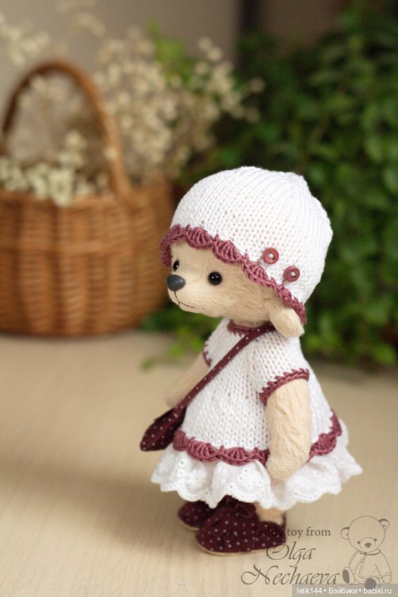 Тедди мишка Агата — Авторские мишки Тедди и друзья: фото (фото 3)