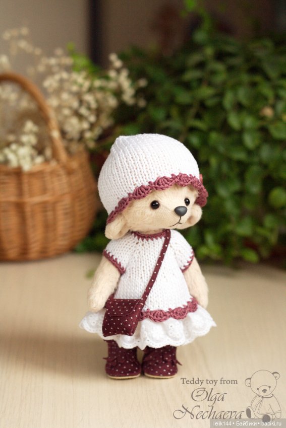 Тедди мишка Агата — Авторские мишки Тедди и друзья: фото (фото 5)