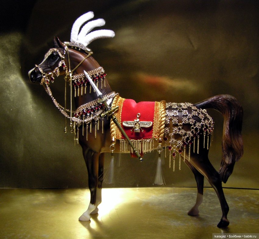 Парадная сбруя царского коня Древнего Египта