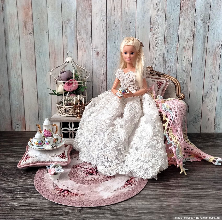 Коллекция ковров и подушек "Нежность" в бежевом цвете (фото 9)