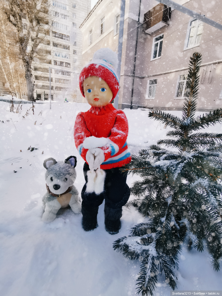 Целлулоидная кукла после реставрации (фото 8)