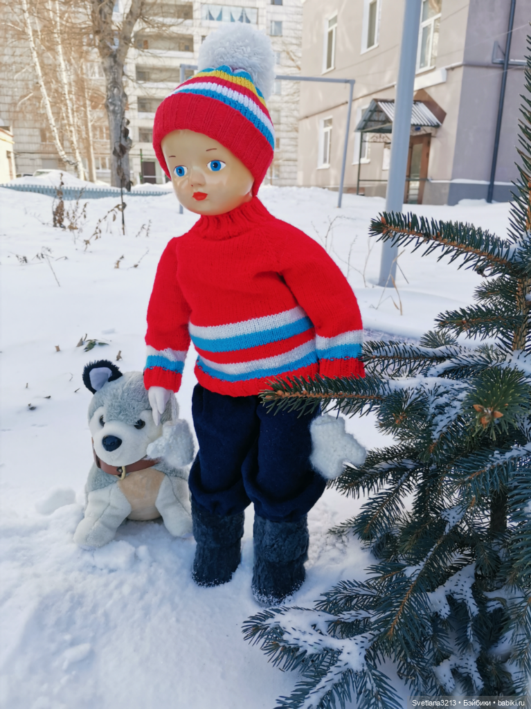 Целлулоидная кукла после реставрации (фото 9)