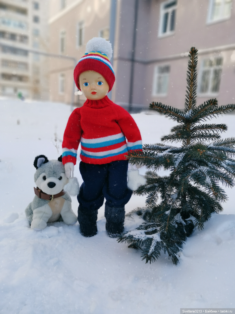 Целлулоидная кукла после реставрации (фото 6)