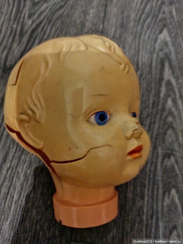 Целлулоидная кукла после реставрации (фото 2)