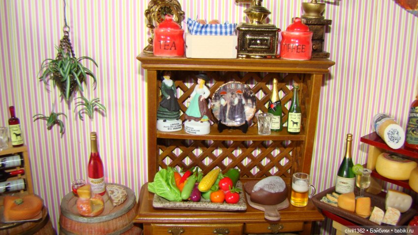 Диорама Винно-сырная масштаб 1:12