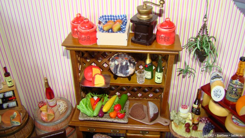 Диорама Винно-сырная масштаб 1:12 (фото 9)