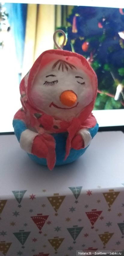 И снова ватные игрушки — Ватные игрушки на елку: ретро