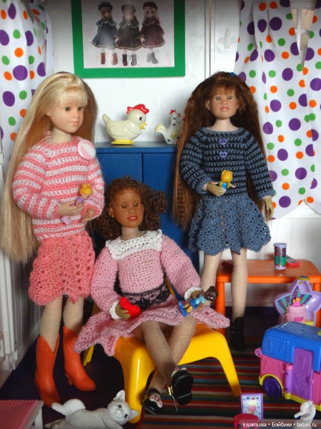 Кукло-встреча у моих кукол Only hearts club
