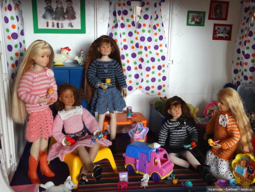 Кукло-встреча у моих кукол Only hearts club