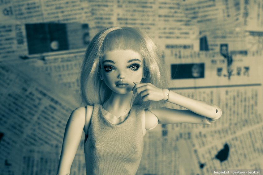 InspireDoll. Софи в росписи. Наш ФанАрт (фото 2)
