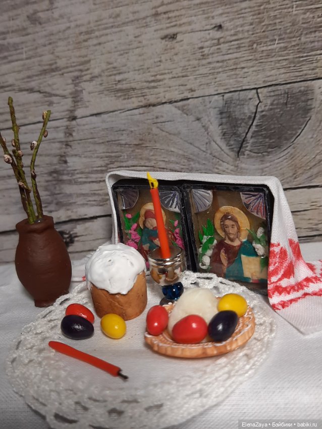 Светлая Пасха. Миниатюра — Кукольная миниатюра своими руками: еда (фото 5)