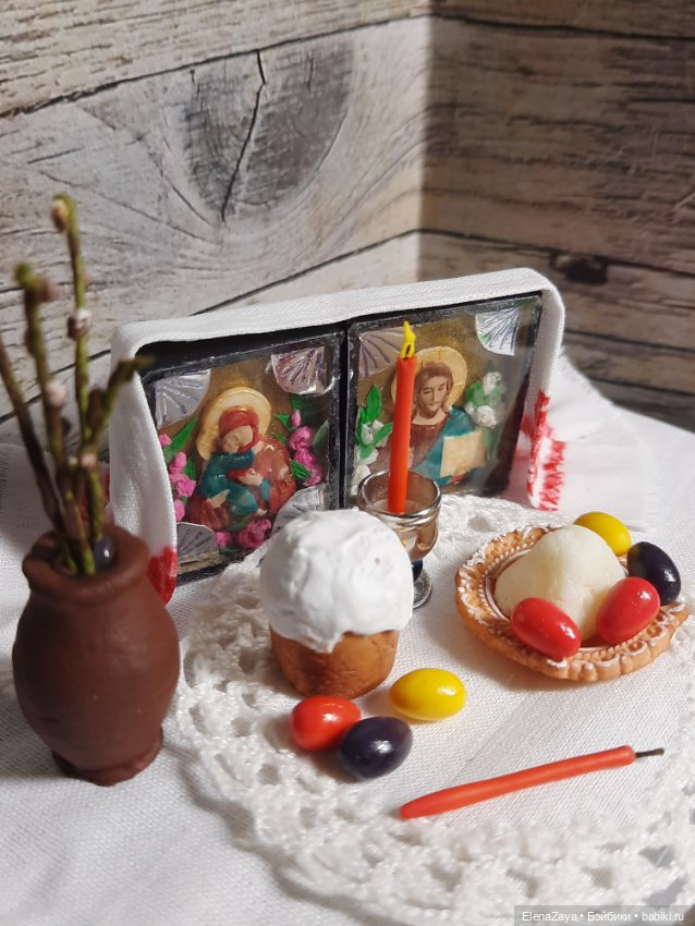Светлая Пасха. Миниатюра — Кукольная миниатюра своими руками: еда (фото 4)