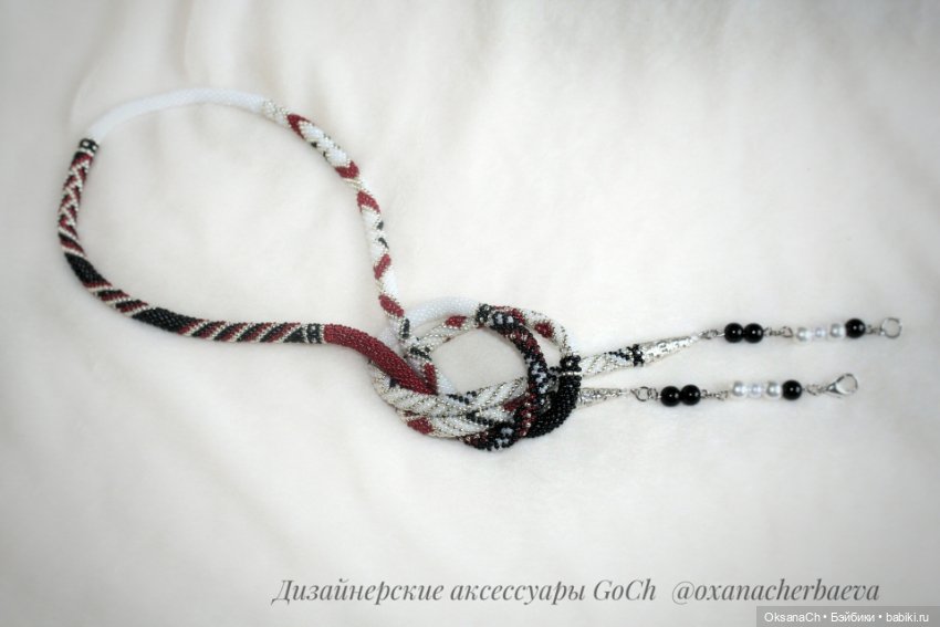 Лариат из бисера — Другие хобби и увлечения: сад (фото 9)