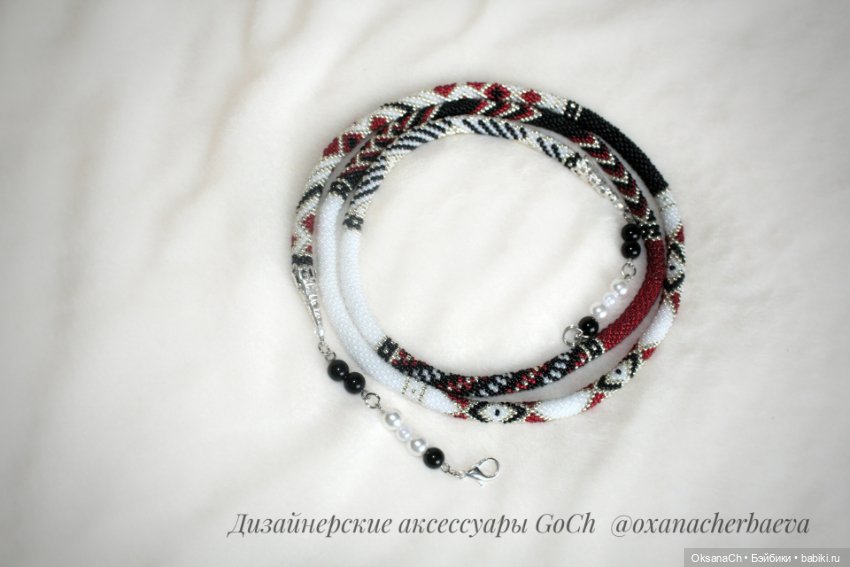 Лариат из бисера — Другие хобби и увлечения: сад (фото 5)