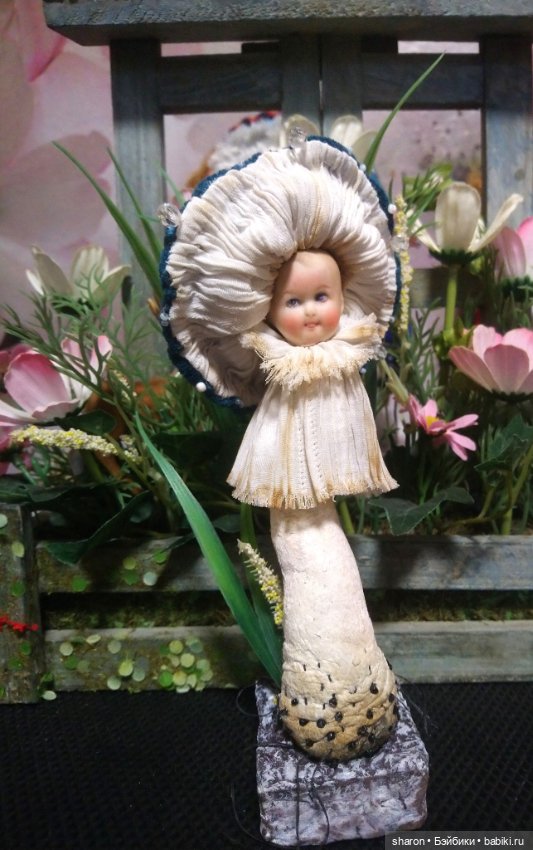 Про любовь и мухоморы — Текстильные игрушки и примитивы: кофейные (фото 4)