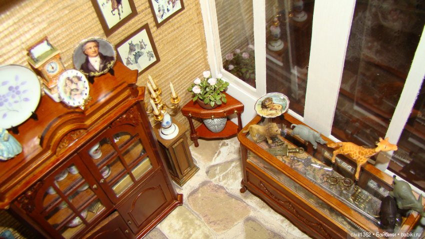 Румбокс Загородный дом миниатюра 1:12