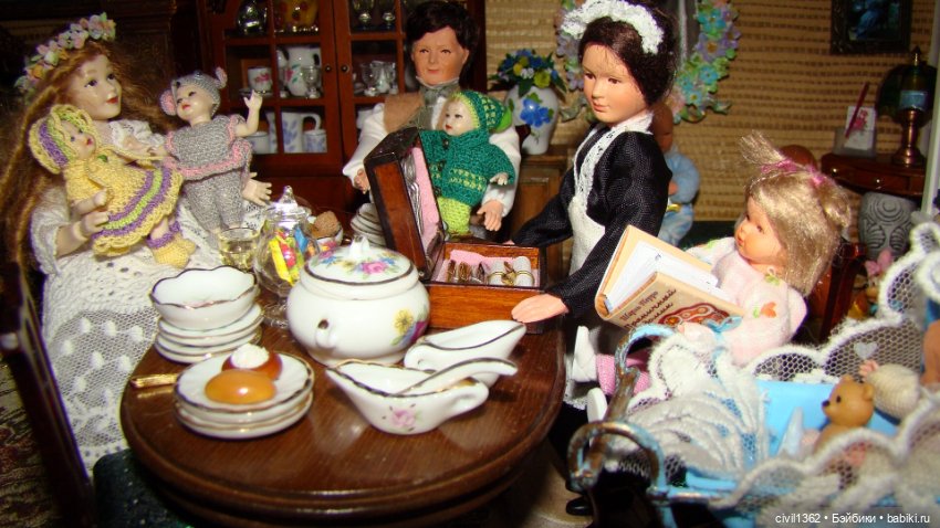 Румбокс Загородный дом миниатюра 1:12