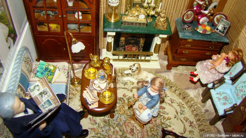 Румбокс Загородный дом миниатюра 1:12