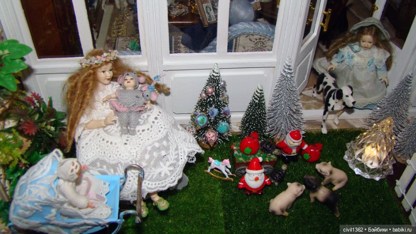 Румбокс Загородный дом миниатюра 1:12