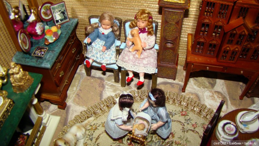 Румбокс Загородный дом миниатюра 1:12