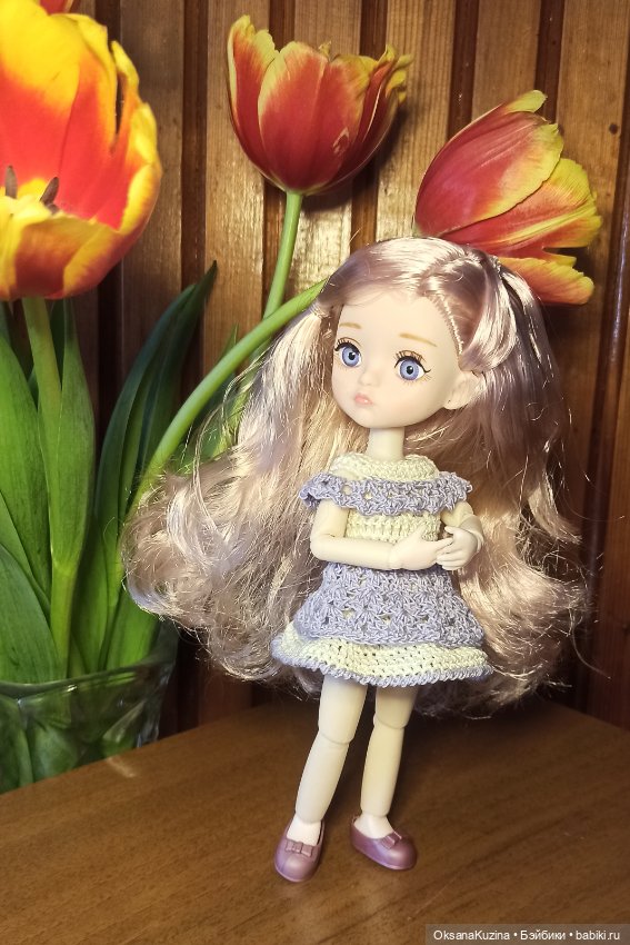 Лиля, девочка гибридик на тельце баболи 15,5 см (фото 2)