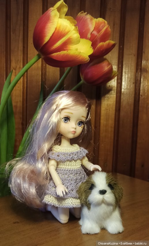 Лиля, девочка гибридик на тельце баболи 15,5 см (фото 3)