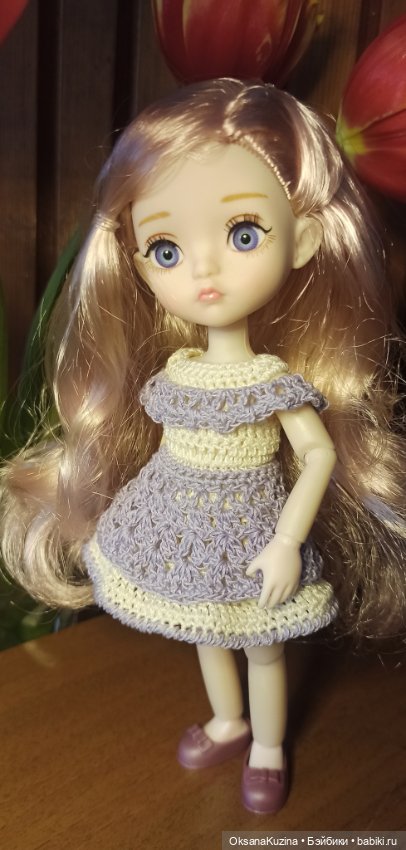 Лиля, девочка гибридик на тельце баболи 15,5 см