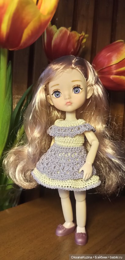 Лиля, девочка гибридик на тельце баболи 15,5 см (фото 7)