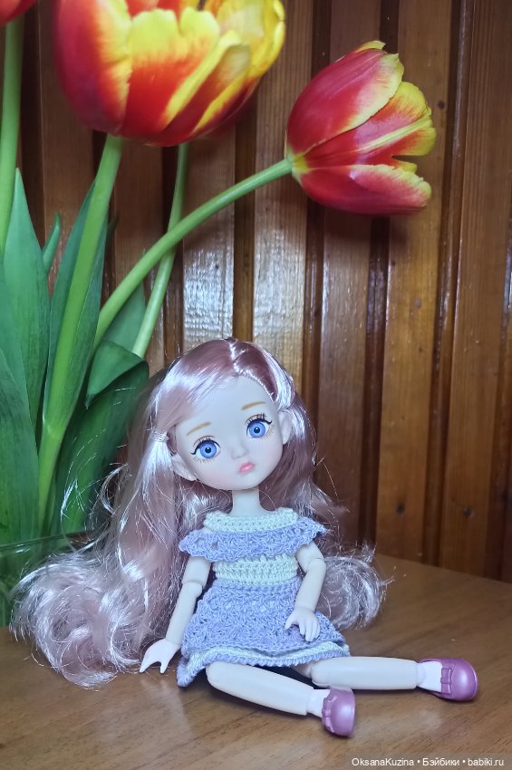 Лиля, девочка гибридик на тельце баболи 15,5 см (фото 5)