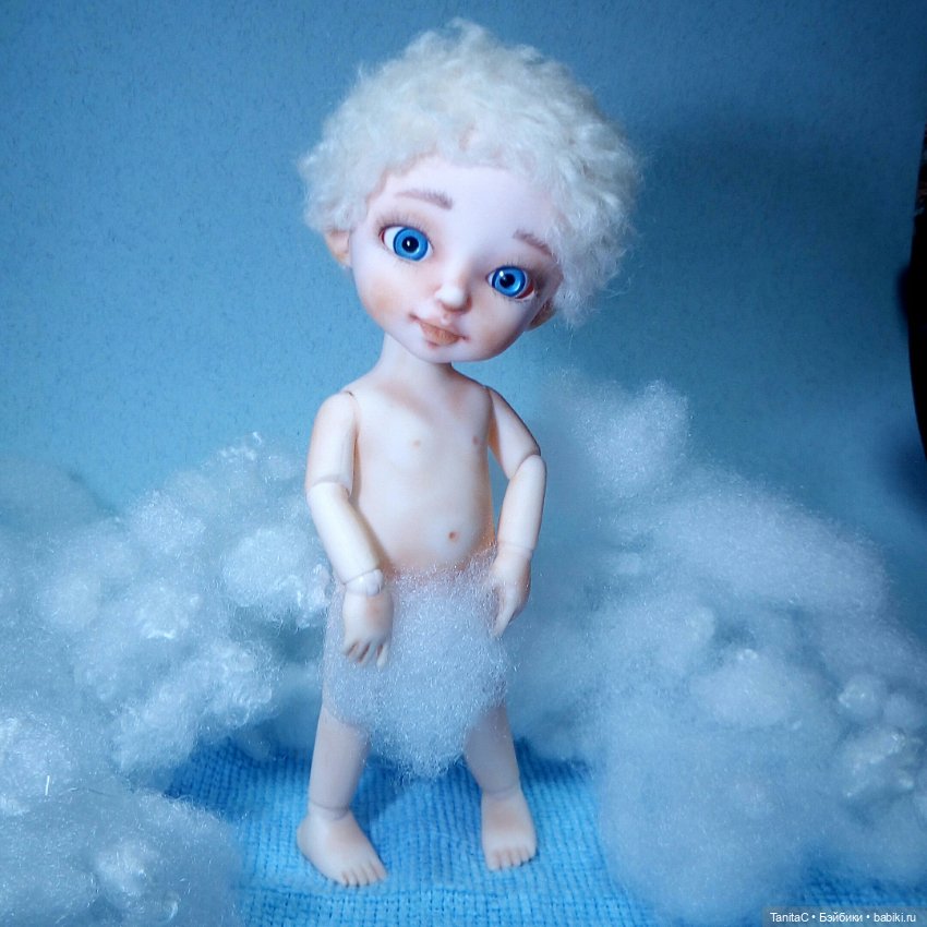 Так рождается ангелы! Ангел - перерожденный. (ООАК игровой куклы Лили) (фото 8)