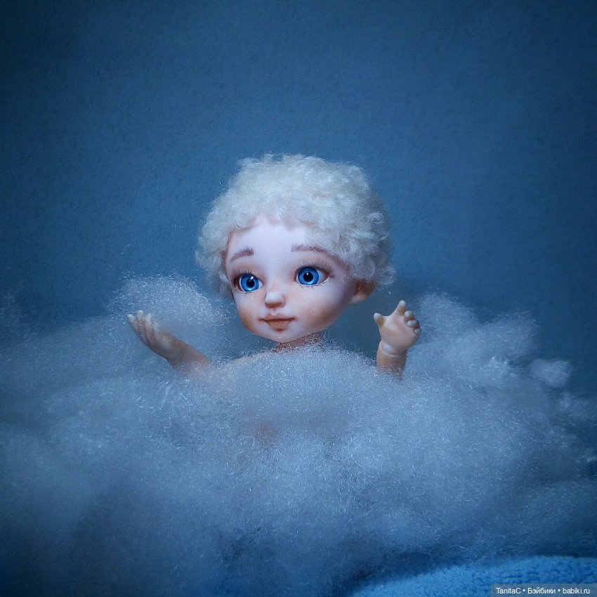 Так рождается ангелы! Ангел - перерожденный. (ООАК игровой куклы Лили) (фото 6)