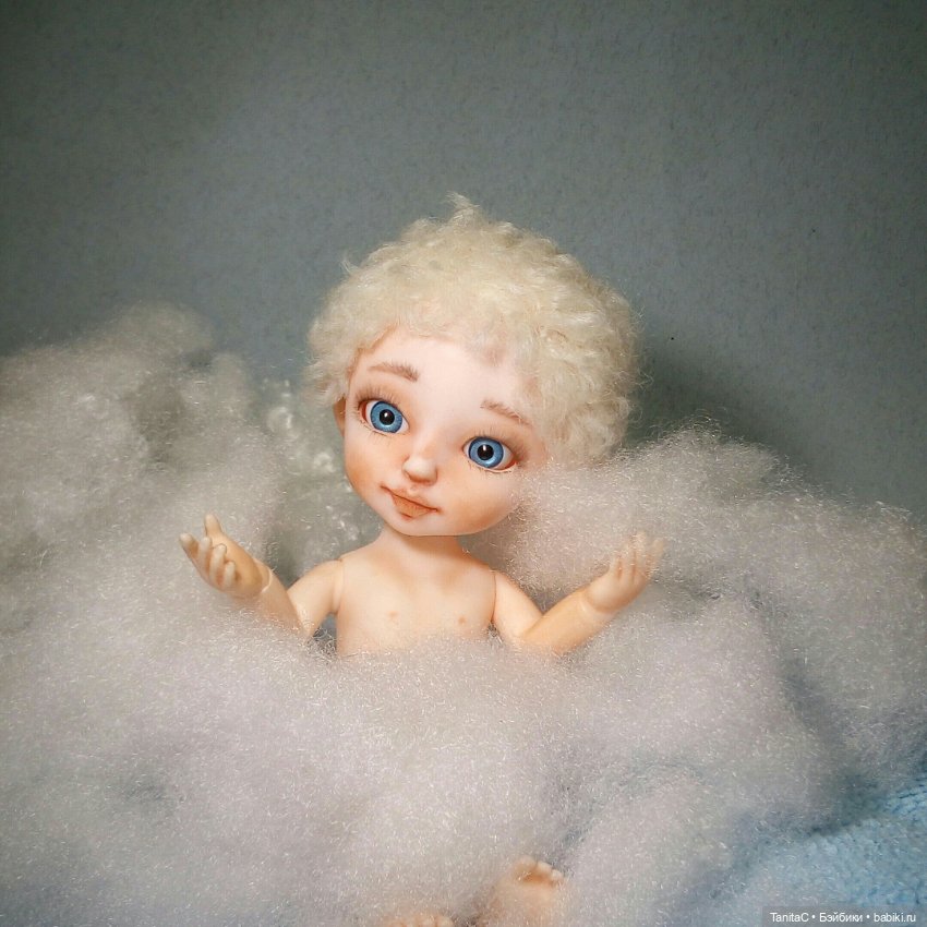 Так рождается ангелы! Ангел - перерожденный. (ООАК игровой куклы Лили) (фото 3)